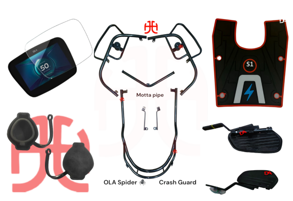 OLA S1 Air, S1X and S1 Pro (Gen 2) Crash Guard Combo Kit 1.5