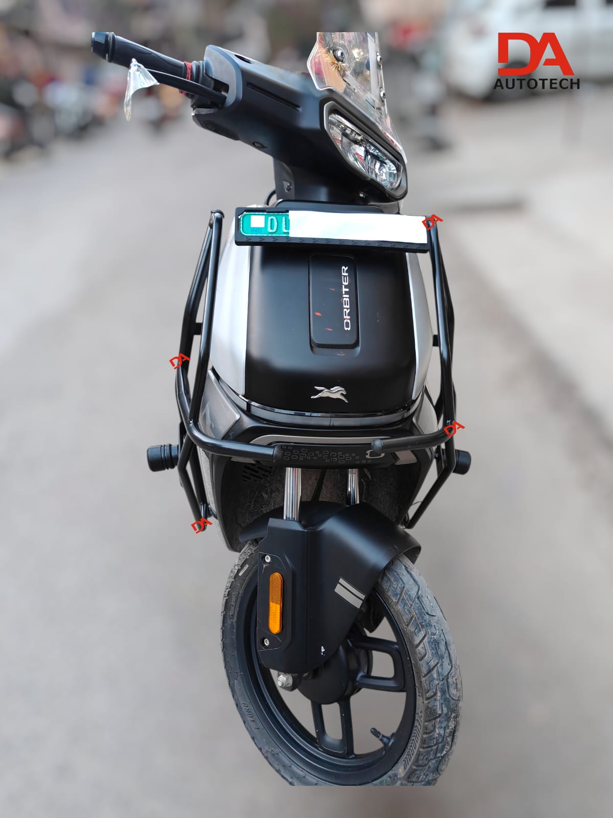 TVS Orbiter Spider Crash Guard (Black Motta Pipe) - Image 7