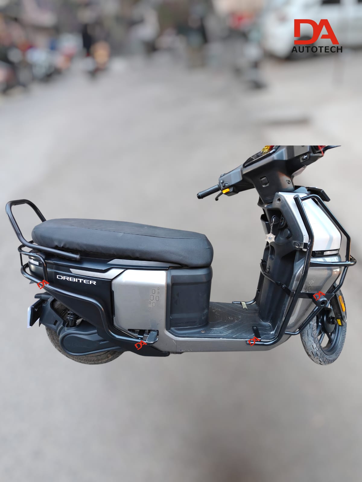 TVS Orbiter Spider Crash Guard (Black Motta Pipe) - Image 4