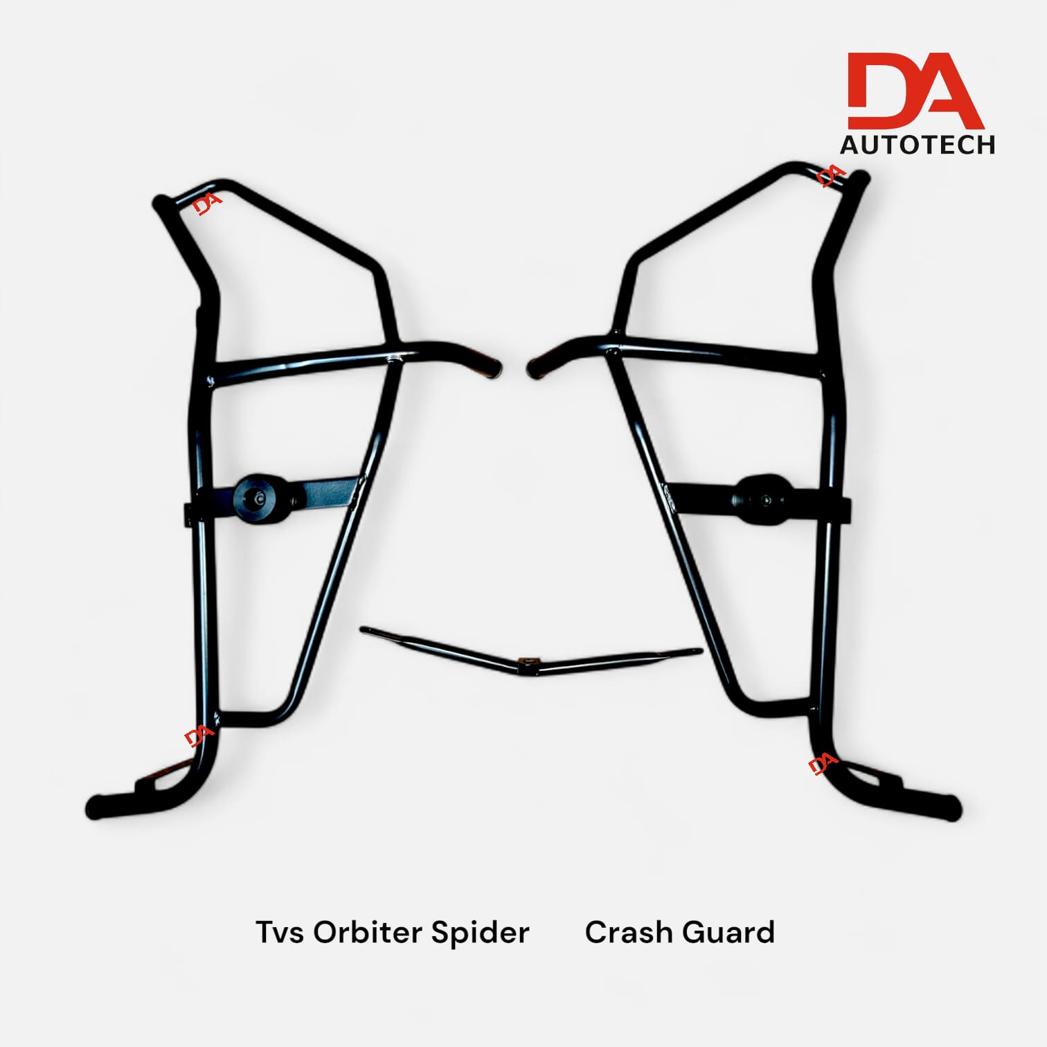 TVS Orbiter Spider Crash Guard (Black Motta Pipe) - Image 9